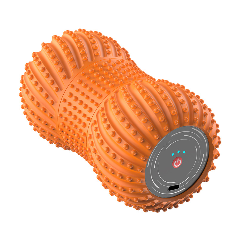 Vibrating Foam Roller - Electric Fascia Fitness Roller Peanut Ball