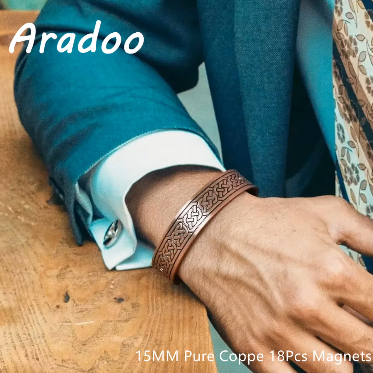 Health Wellness Bracelet - ARADOO Vintage Pure Copper Magnetic Bracelet