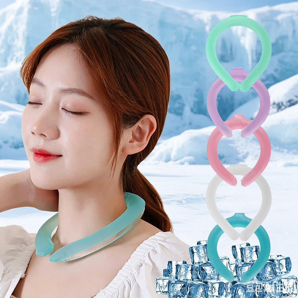 Health Wellness Fitness - Summer Neck Cooling Ring Portable Reusable