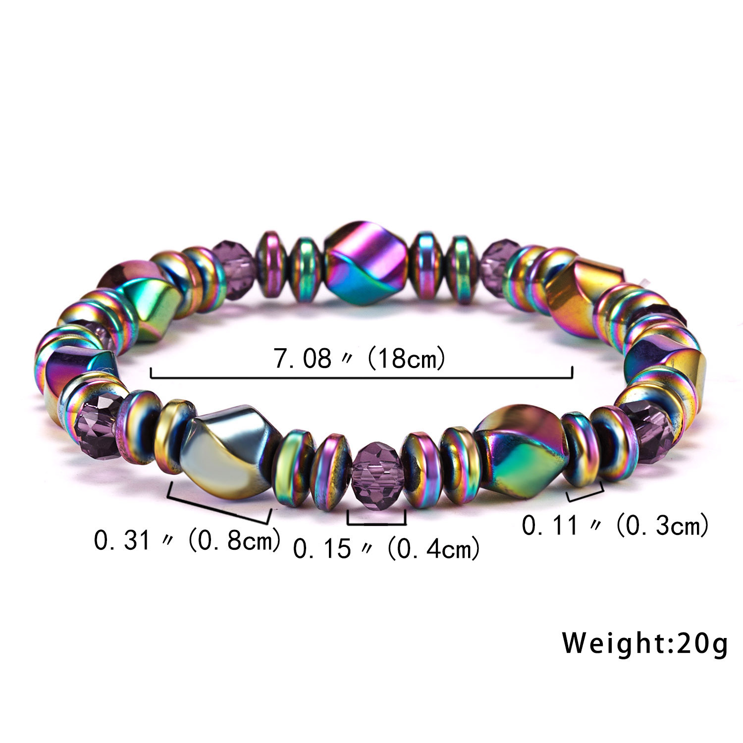 Multicolor Magnetic Therapy Na – Health Wellness Bracelet Bewertung und Preis