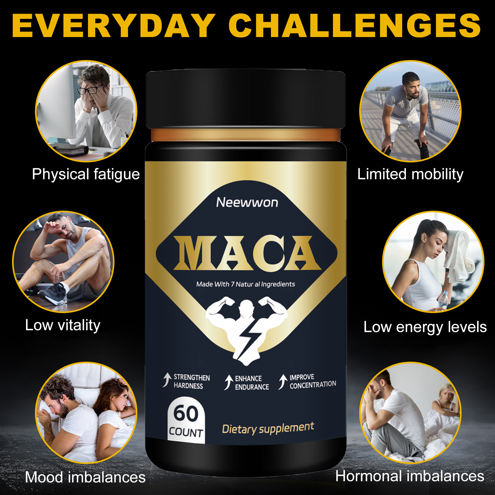 Neewwon Natural Maca Root Supp – Health Wellness Day Bewertung und Preis