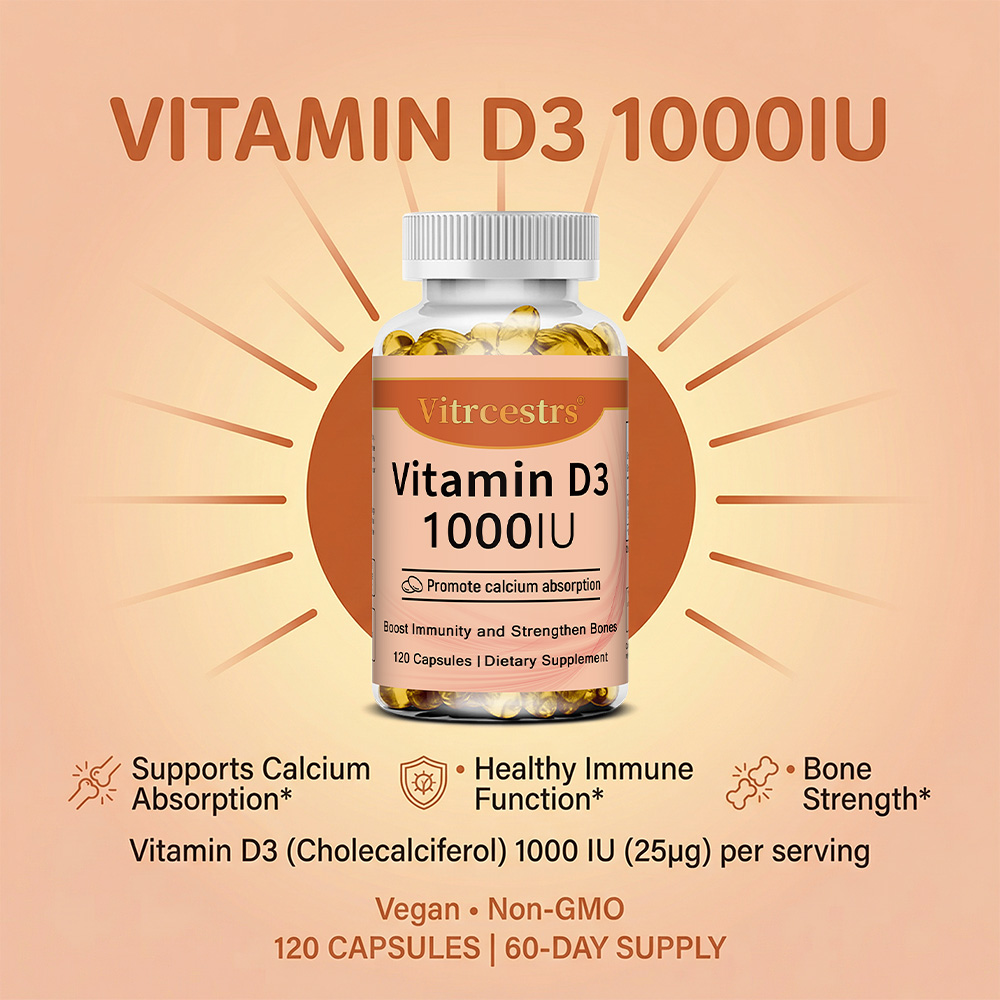 Vitamin D3 1000 IU Capsules, S – Health Wellness Day Bewertung und Preis