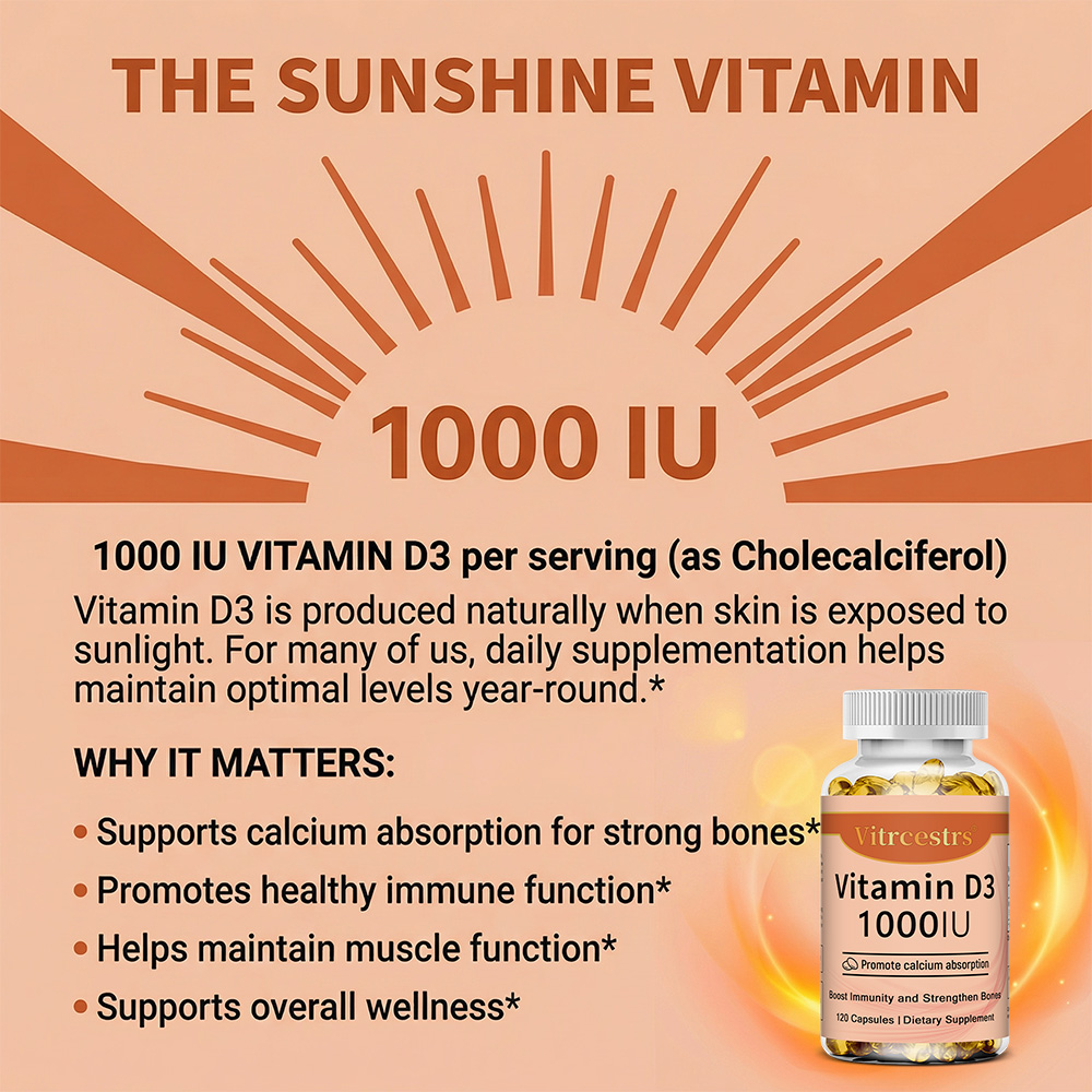 Vitamin D3 1000 IU Capsules, S – Health Wellness Day Bewertung und Preis