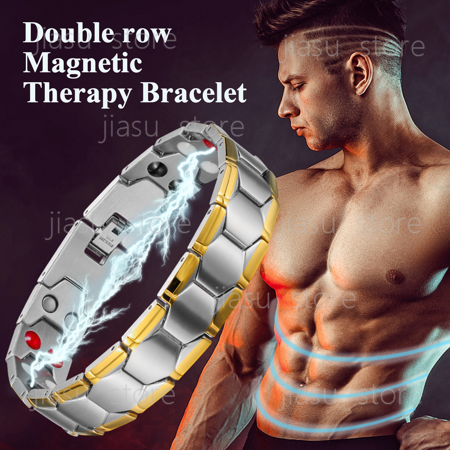 Fashionable Magnetic Therapy B – Health Wellness Bracelet Bewertung und Preis