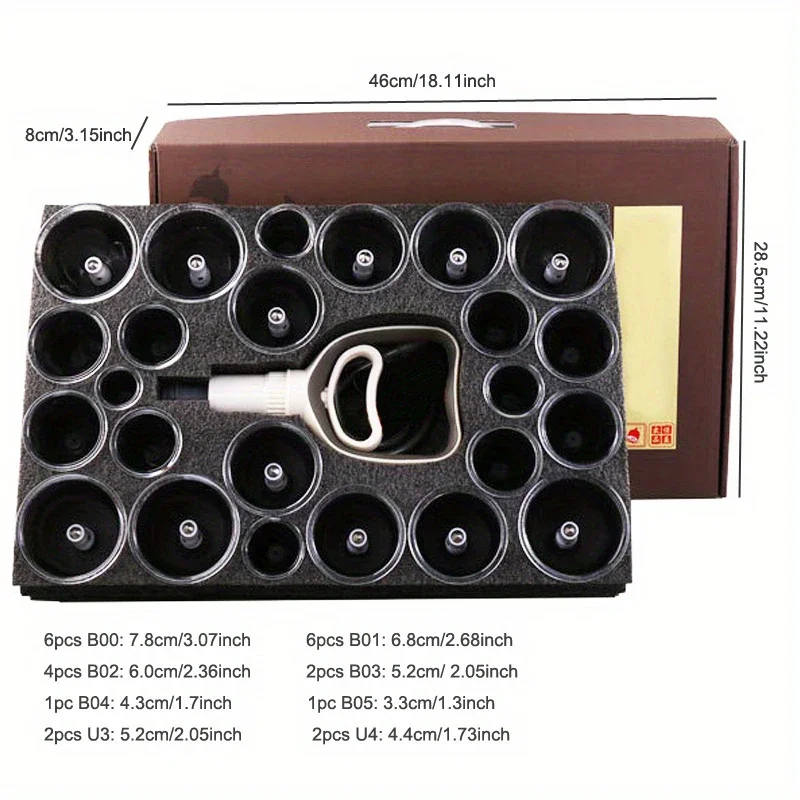 24 Cups Vacuum Cupping Massage – Cupping Therapy Set Bewertung und Preis
