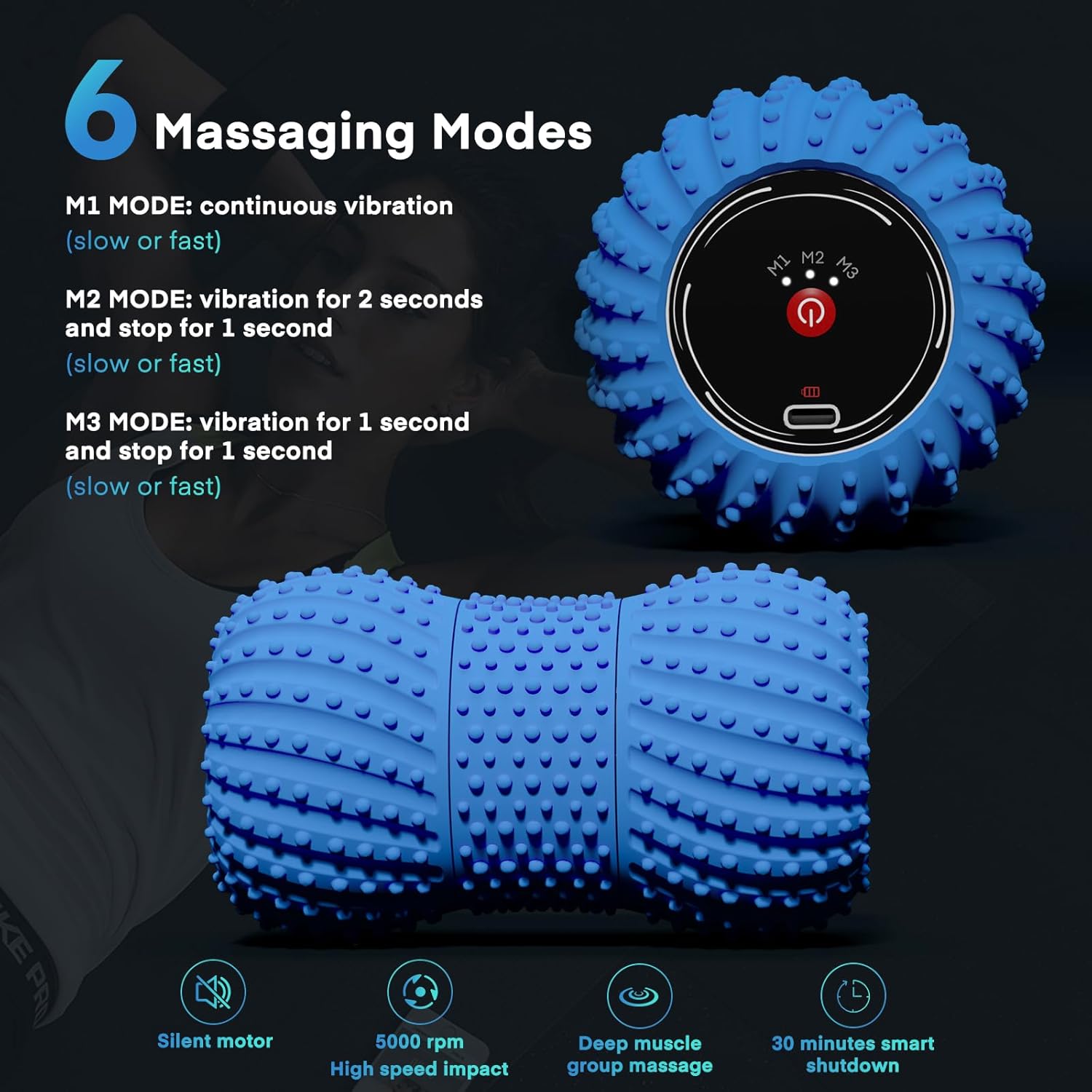2 in 1 Vibrating Peanut Massag – Vibrating Foam Roller Bewertung und Preis