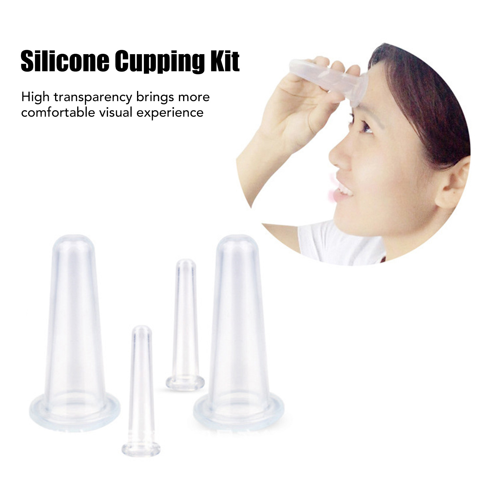 Facial Cupping Set 4pcs Silico – Cupping Therapy Set Bewertung und Preis