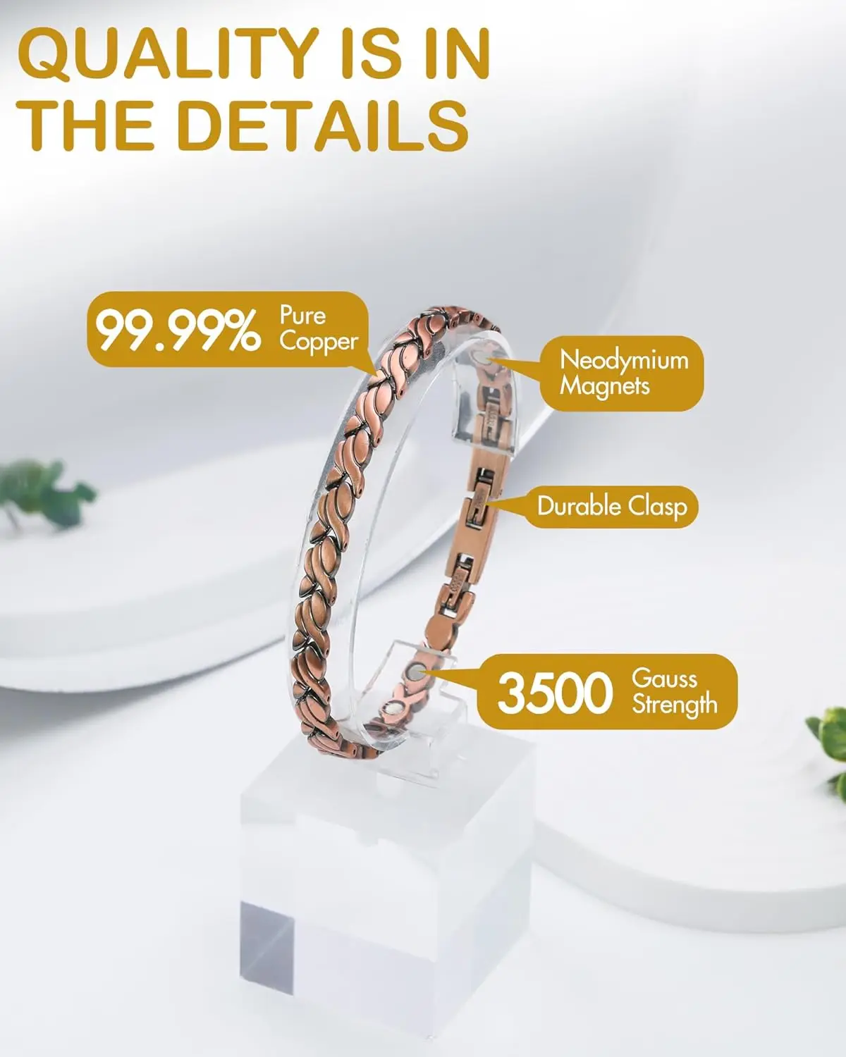 ARADOO Pure Copper Magnetic Br – Health Wellness Bracelet Bewertung und Preis
