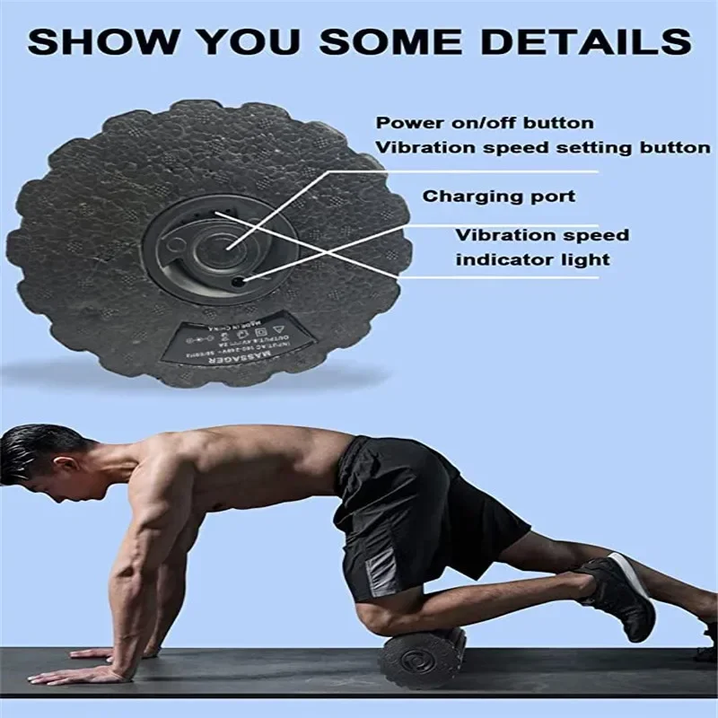 4-Speed Vibrating Electric Yog – Vibrating Foam Roller Bewertung und Preis