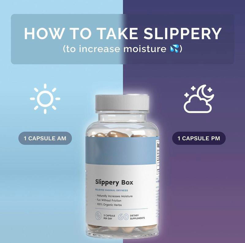 Slippery Box - 60 Capsules for – Health Wellness Day Bewertung und Preis