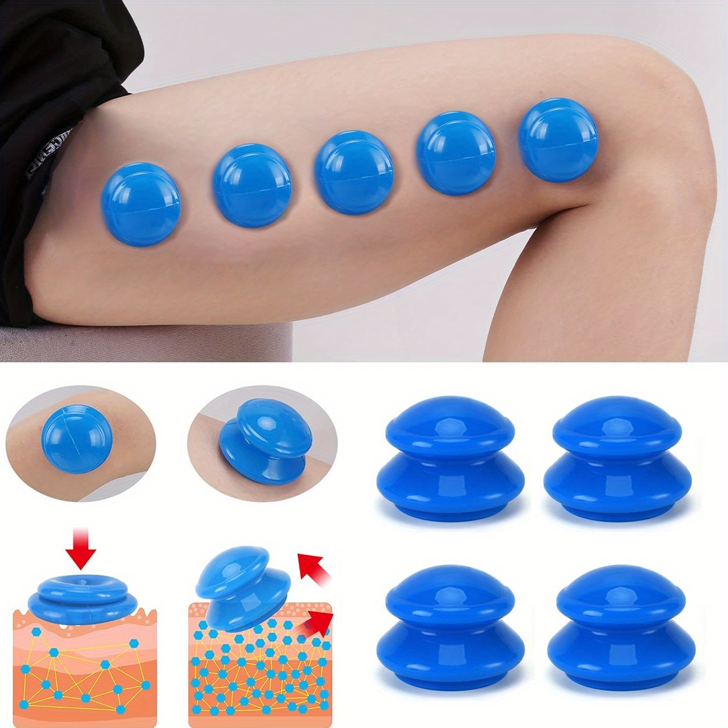 1pcs Silicone Cupping Therapy  – Cupping Therapy Set Bewertung und Preis