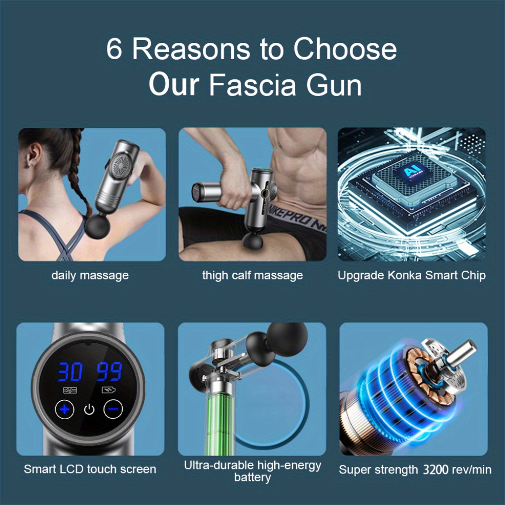99 Level Massage Gun Fascia De – Health Wellness Fitness Bewertung und Preis