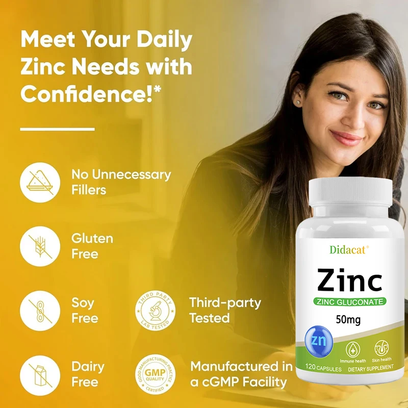 Zinc 50 Mg - with Zinc Glucona – Health Wellness Day Bewertung und Preis